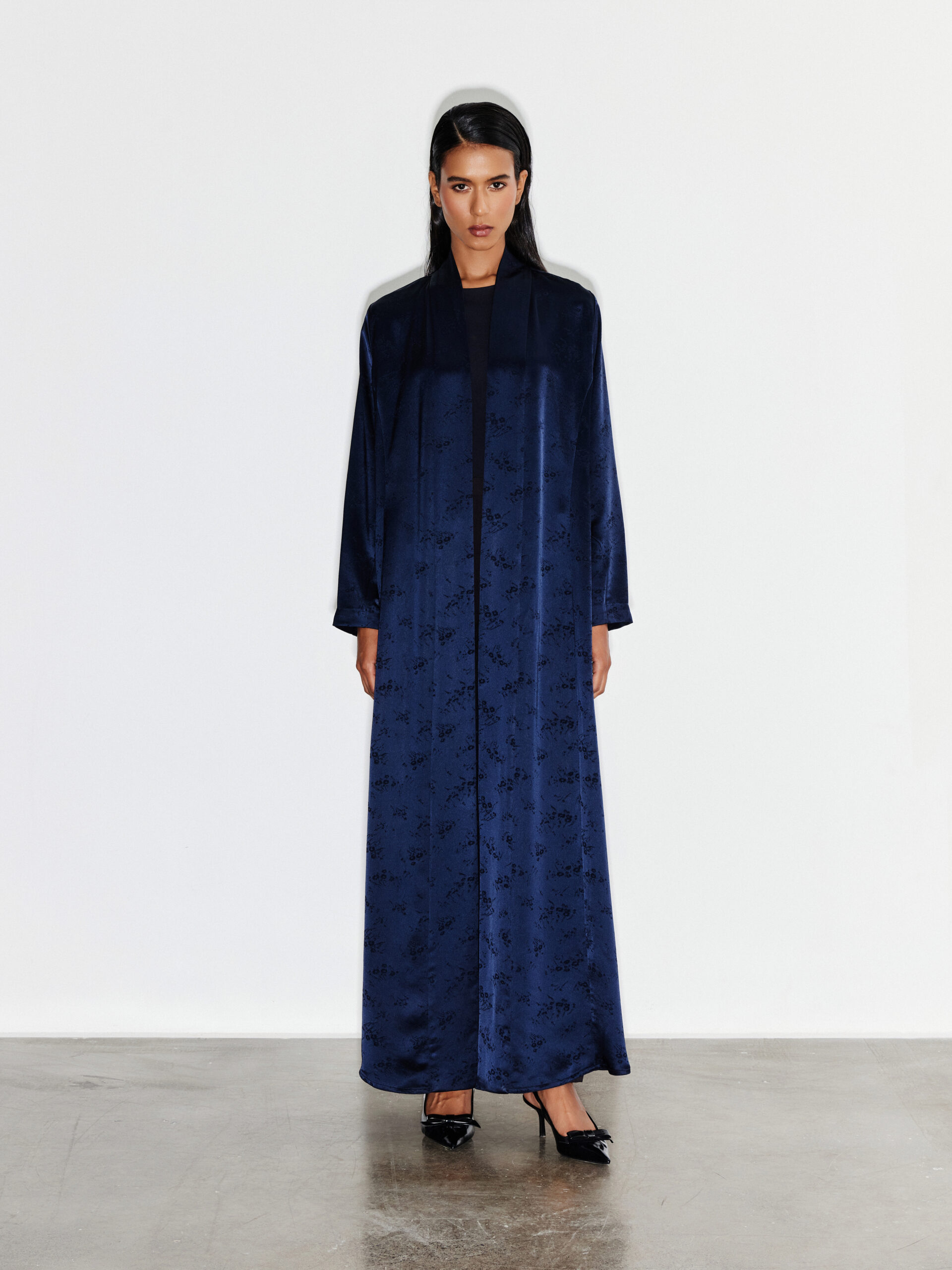 HA24-S00018 NAVY BLUE  WITH FLOWER