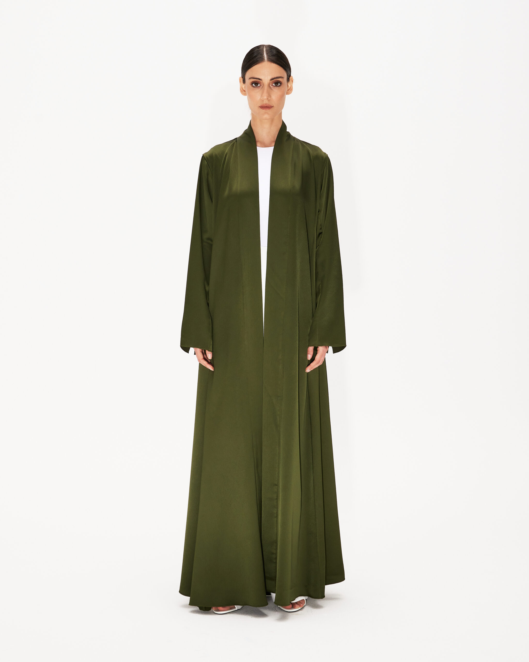 HA21-000SS1 EMBOSSED SILK DARK GREEN