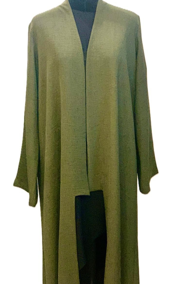 HD24-000D11 DARK GREEN LINEN (DAILY)