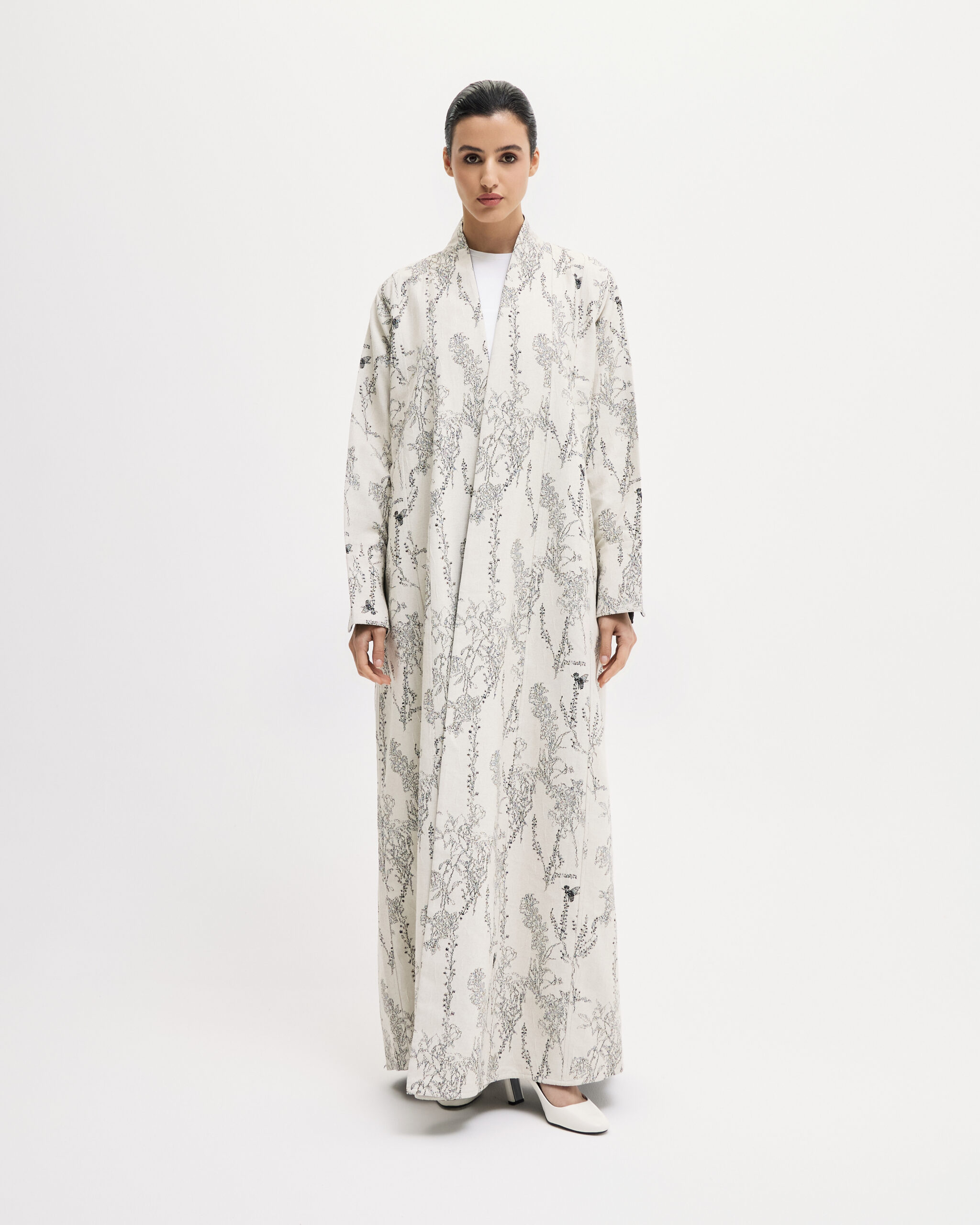 HA25-0000W4 REVERSIBLE CREAM WITH GRAY PRINTED