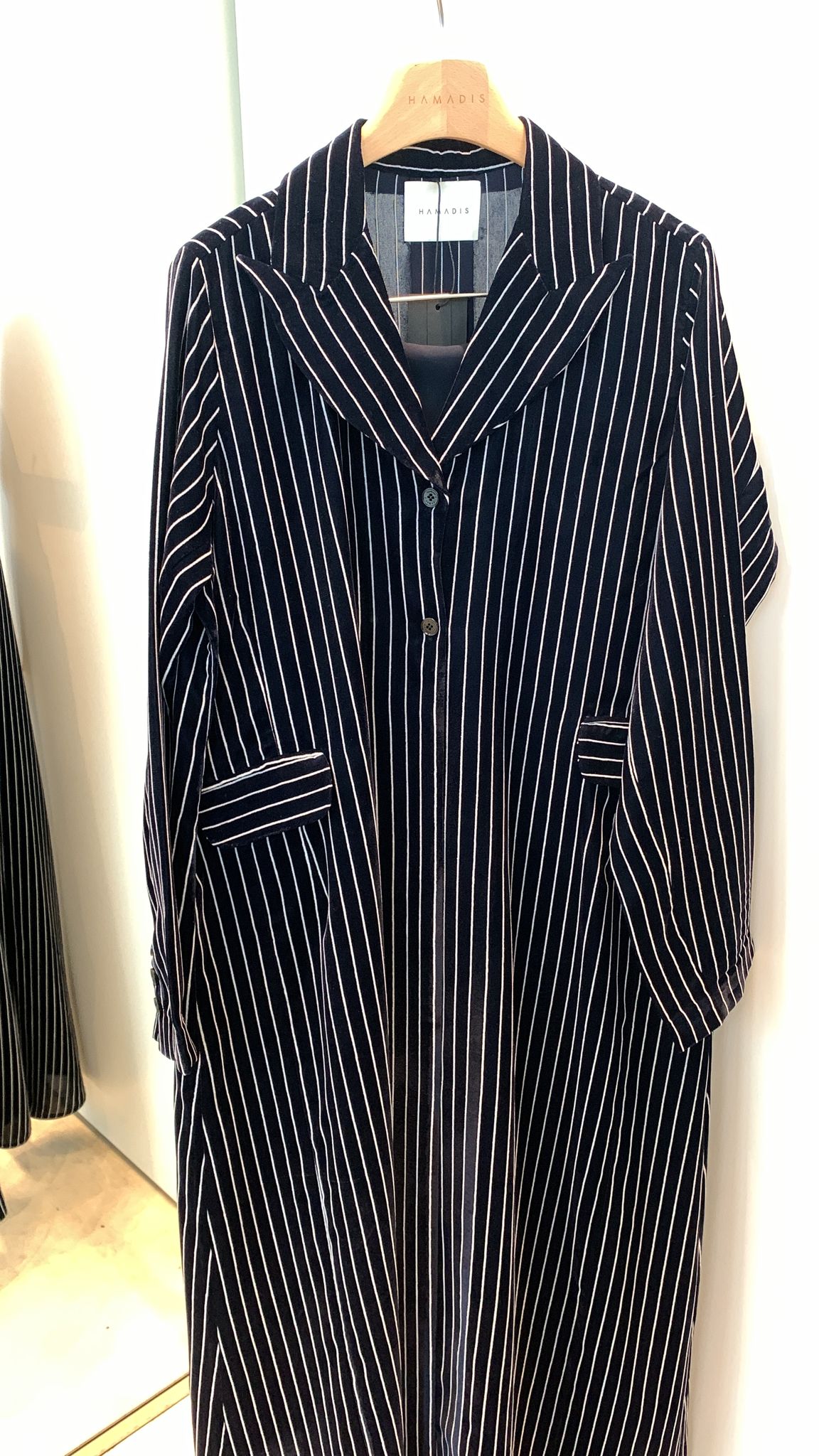 HA25-0000W3 DARK BLUE STRIPE W/ POCKET